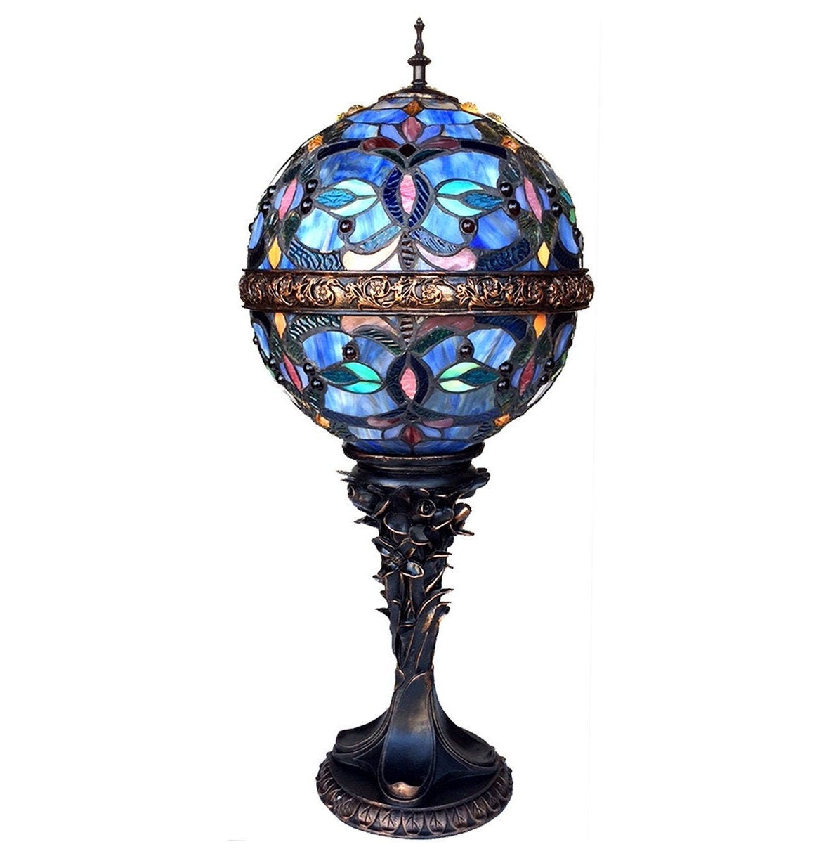TiffanyStyle 1 Light Victorian Table Lamp/Globe 11 Etsy