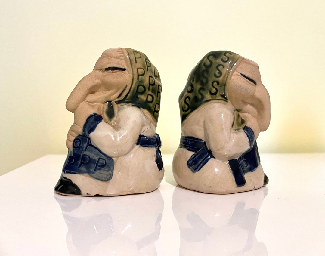 Vintage Kitchen Witch Salt and Pepper Shakers Etsy