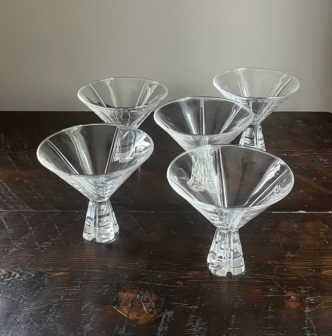 Nachtmann Havanna Crystal Martini Glass Etsy