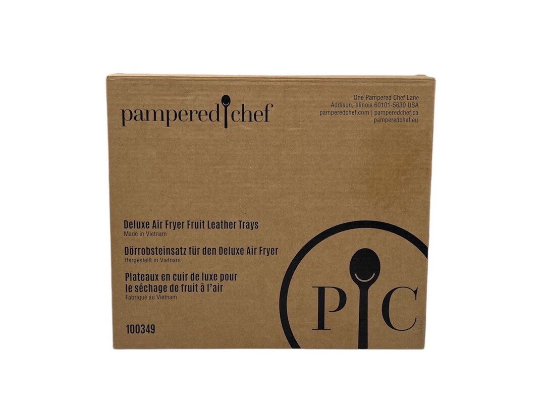 NIB Pampered Chef Deluxe Air Fryer Fruit Leather 3 Trays Etsy