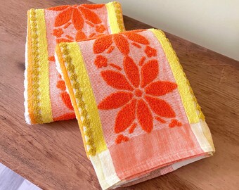 Pair of Vintage Hand Towels