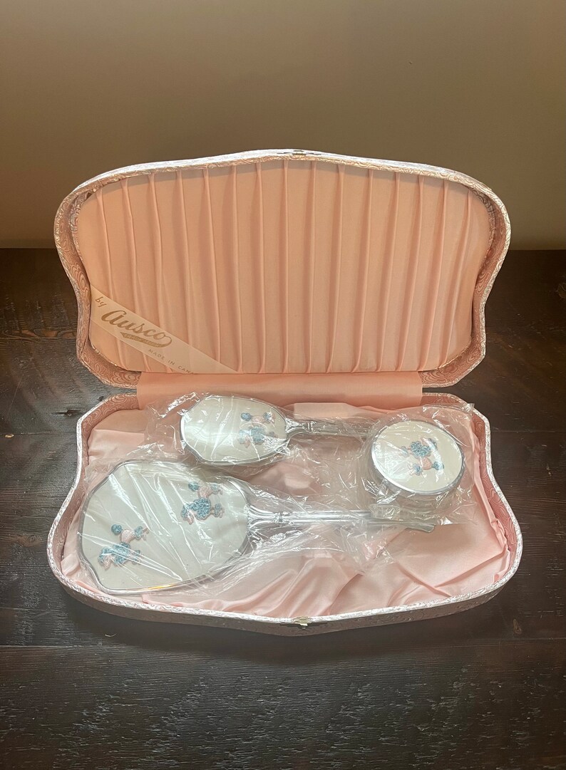 Vintage Art Deco Vanity Set by Ausco Etsy