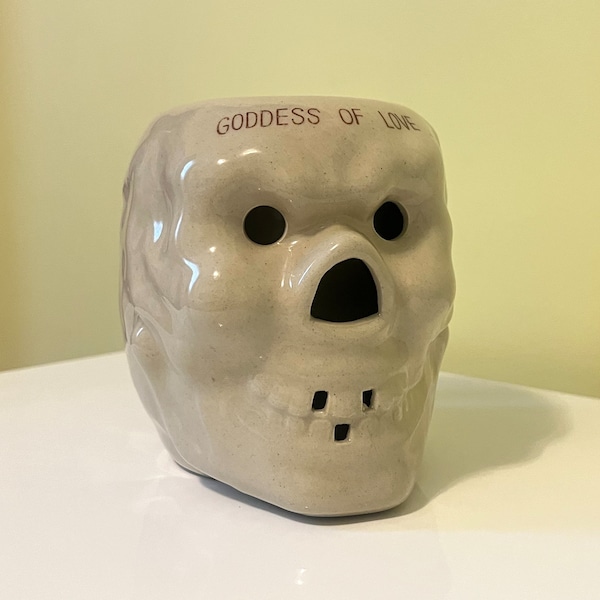 Vintage Otagiri Goddess of Love Skull Mug