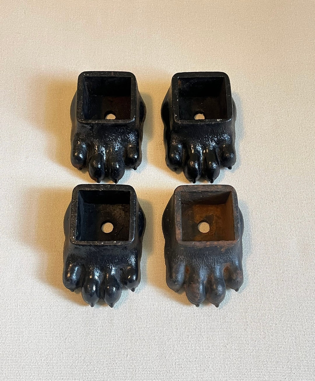 4 Fisher Wood Stove Feet Bear Paws Etsy
