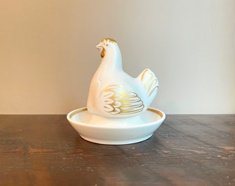 Vintage Royal Worcester Hen Egg Cup Holder