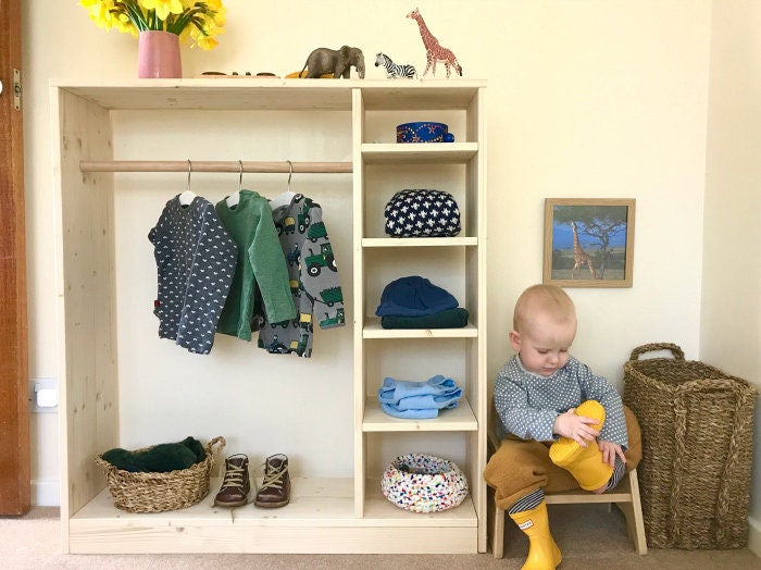 Montessori armoire deals