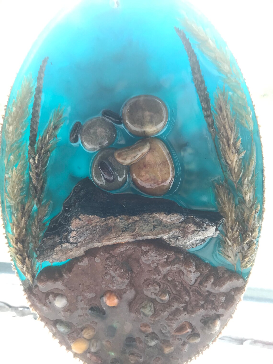 Ein Mann und sein Hund Kieselstein Kunst Etsy