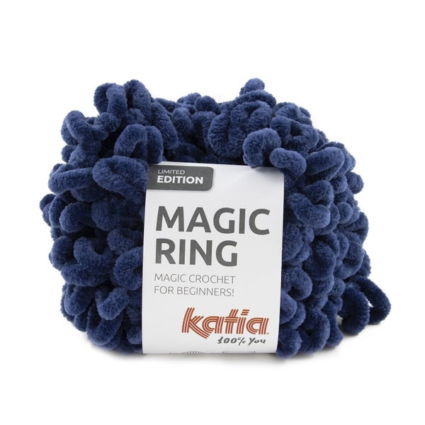 Laine super épaisse Katia Magic Ring pour crocheter ou tricoter un col avec les doigts