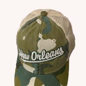 Camouflage mesh New Orleans Hat