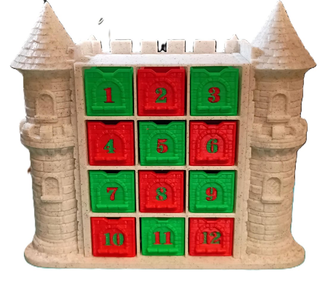 Tempus Keep. A 3D Printed Castle Advent Calendar - Etsy UK