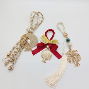 Good Luck pomegranate charm 2025 - Christmas tree decoration - Greek style gouri. Lucky charm 2025