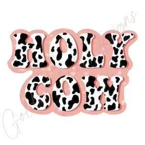 PNG File Shirt Graphic Design - Holy Cow