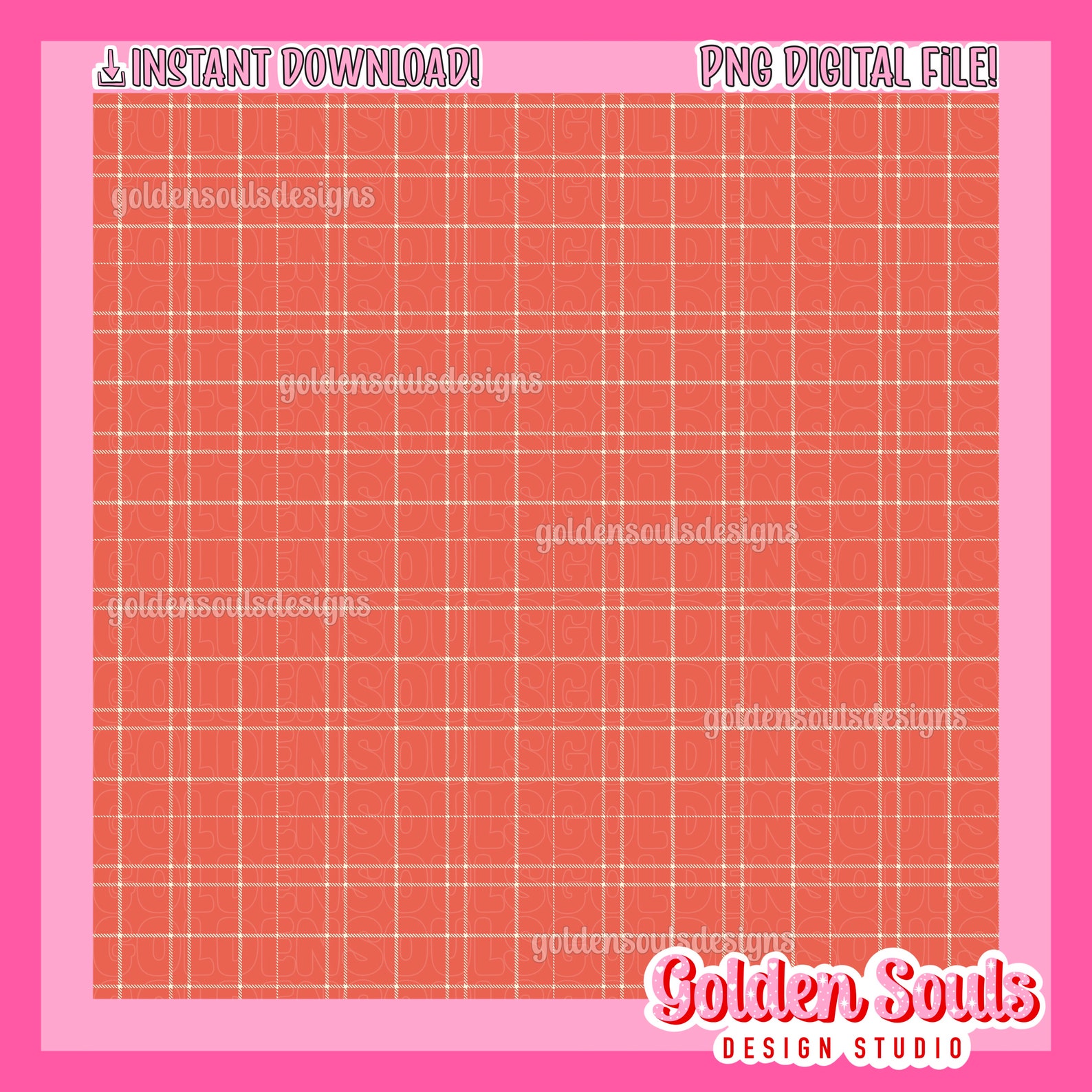 Christmas Cheer + Plaid - Cute, Winter, Seamless, Digital Design, Two ...