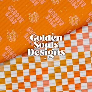 2 Seamless Pattern Files - Groovy Baby