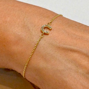 Adjustable Lucky Horseshoe Bracelet
