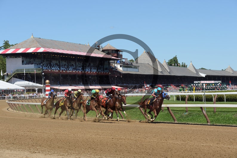 Saratoga Clubhouse Turn by Official Track Photographer Etsy