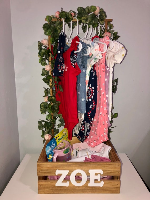 Baby Closet Wooden Crate Etsy