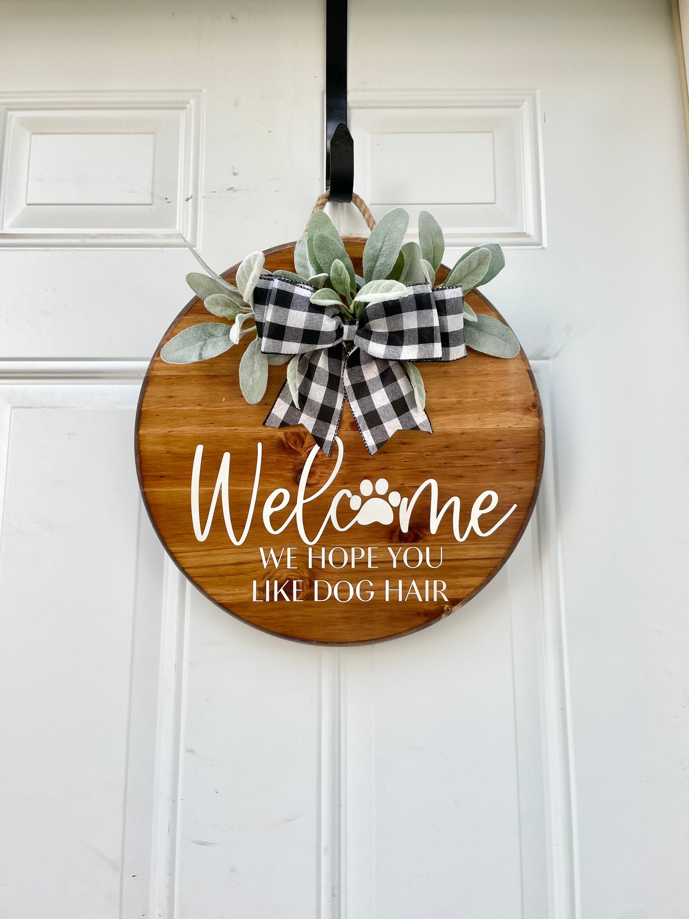 Dog Lover Sign Front Door Welcome We Hope You Love Dog Hair We - Etsy Australia Dog Lover Sign Front Door Welcome We Hope You Love Dog Hair We - Etsy Australia