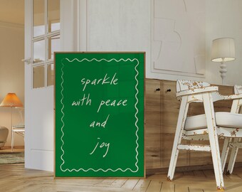 Merry Christmas Quote Print: Minimalist Holiday Wall Art (Instant Download PNGs)
