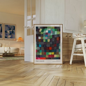 Paul Klee Abstract Landscape Poster: Museum Exhibition Art (Digital Download)