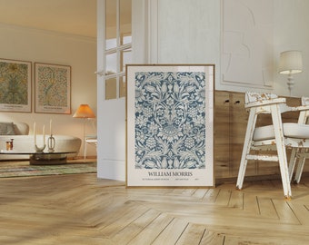 William Morris art nouveau botanische print (directe download)