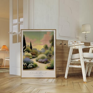Claude Monet Vintage Landscape Print: French Country Decor (Digital Download)