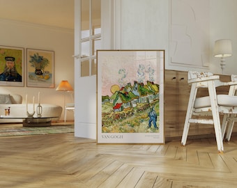 Van Gogh Houses Print: Vintage Gallery Wall Art (Digital Download)