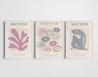 Matisse Print Set: Danish Pastel Gallery Wall Art (Digital Download)