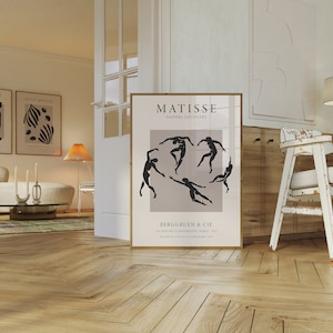 Henri Matisse dansutställningsaffisch: Vintage galleriväggkonst (digital nedladdning)