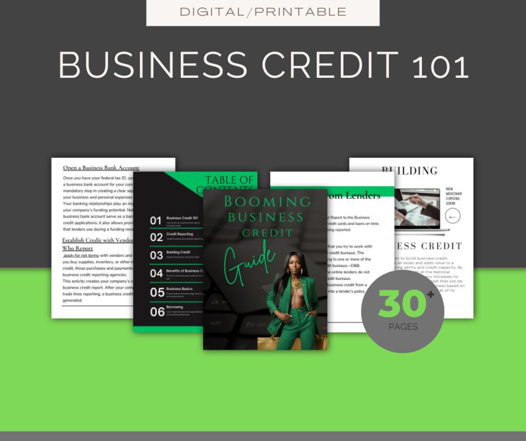 Booming Business Credit Guide - Etsy