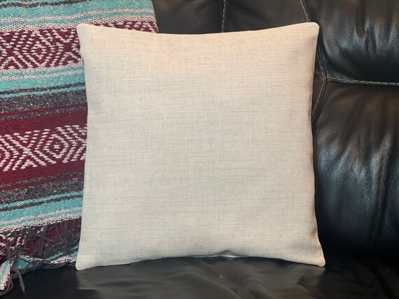 BLANK Linen Sublimation Pillow Cover 18x18 Sublimation Blank Sublimation Pillow Sublimation Ready Sublimation Pillow Cover Etsy