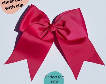 Hair Bow, Embroidery blank, Hair bow Blank, HTV Blank, Patterned Bow, cheer bow