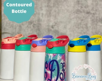 Blank Sublimation Kid Bottle, Sublimation Flip Top Bottle, Blank Sublimation bottle, Sublimation Blanks, Flip top Bottle for child