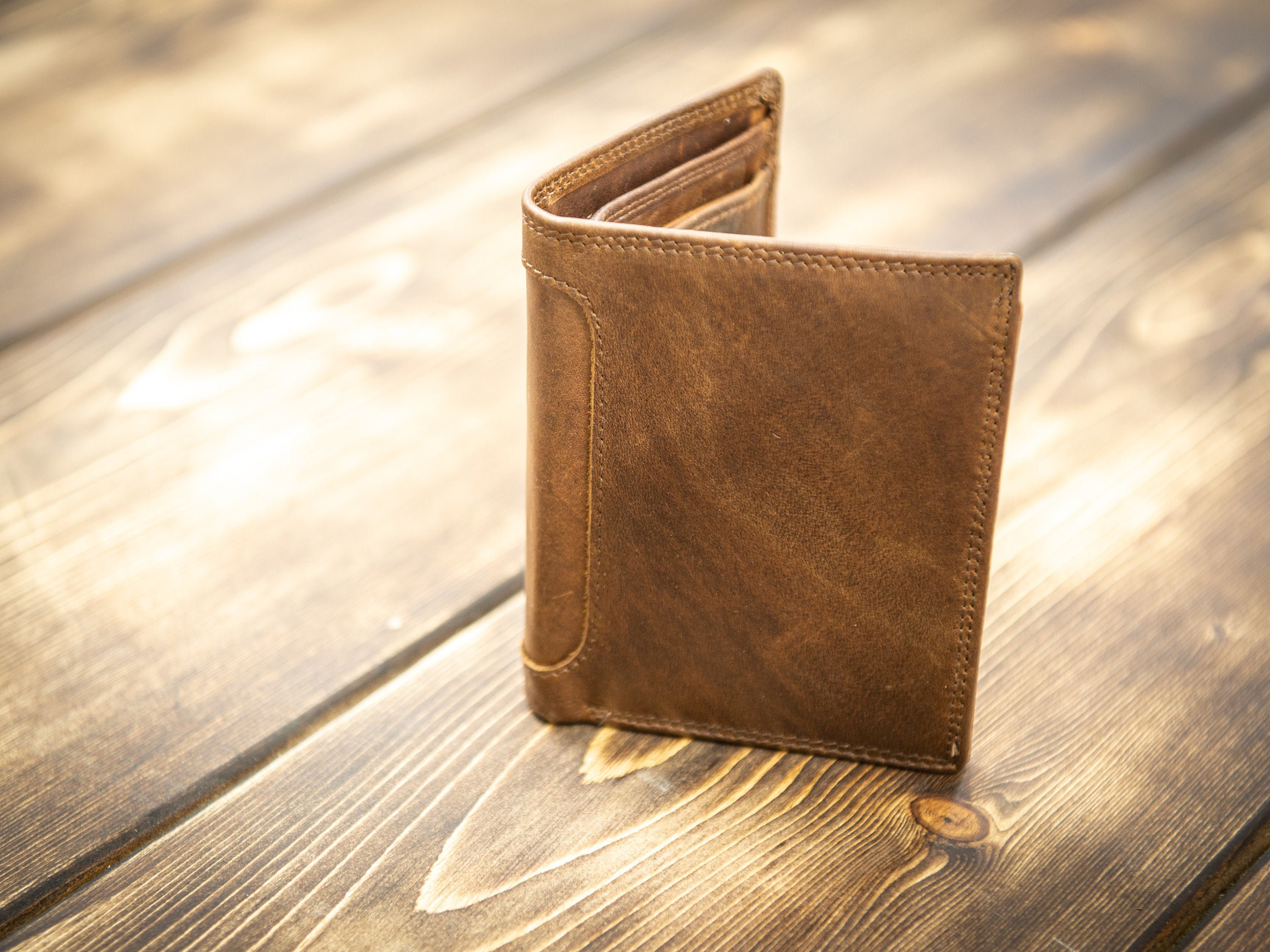 Cowhide wallet handmadehigh quality pure leather wallet Etsy