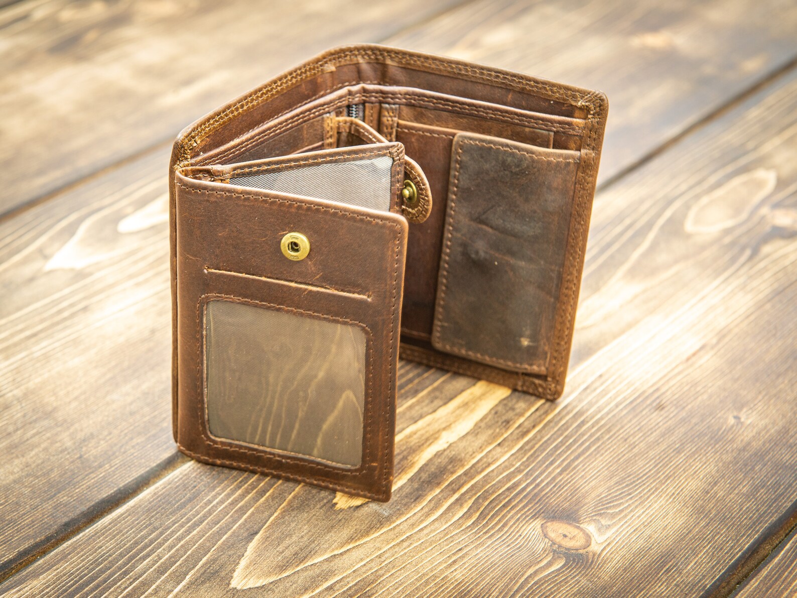 Cowhide wallet handmadehigh quality pure leather wallet Etsy