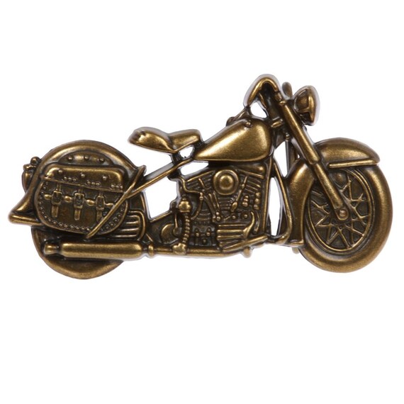 1 1/2 40mm Motorcycle Rider Biker Vintage Brass | Etsy