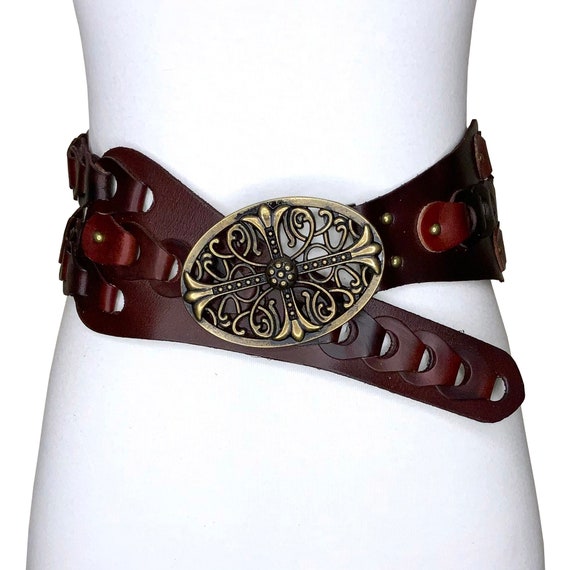Oversized Buckle 90mm Belt Monogram - Women - Accessories