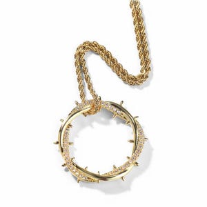 Celestial Armor Necklace - Pendant & 925 Sterling Silver Chain - 5A CZ Stones High Quality
