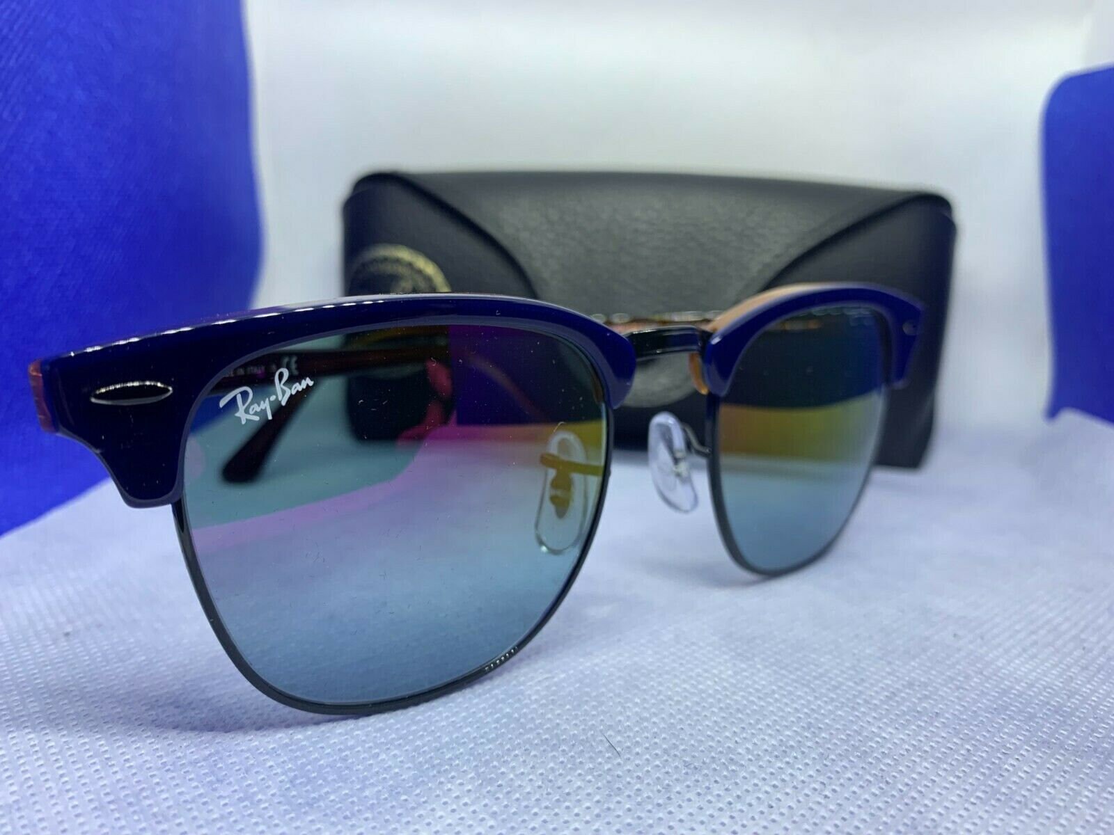 ray ban blue pink gradient