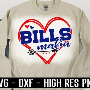 Rechnungen Mafia SVG, Rechnungen svg, Frauen Rechnungen Fußball Shirt svg Dxf diy Büffel Shirt svg Sport Mama Rechnungen png svg Cricut Sublimation png Datei