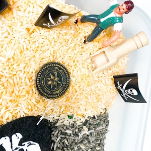 Pirate Ship Rice Kit peter Pan hook disney buccaneers, ocean treasure ...