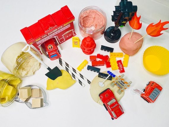 Fire Truck Sensory Play Dough Kit Marshall Paw Patrol