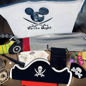 Pirate Travel Kit: Mickey Pouch, Sword, Compass, Eye Patch