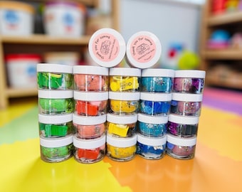 Garbage Truck Themed Birthday Party Favors with Play Dough
