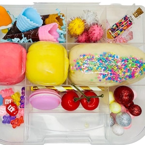 Ice Cream Dough Kit: Custom Name, Sundae Cones, Sensory Play
