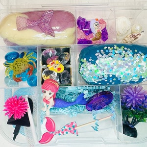 Mermaid Sensory Dough Kit: Ocean Life, Treasure Chest