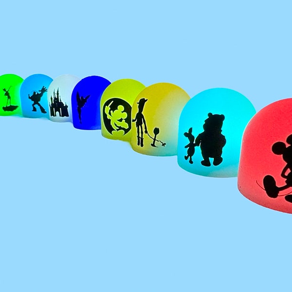 Fish Extender Night Light: Character Silhouette, Color Changing