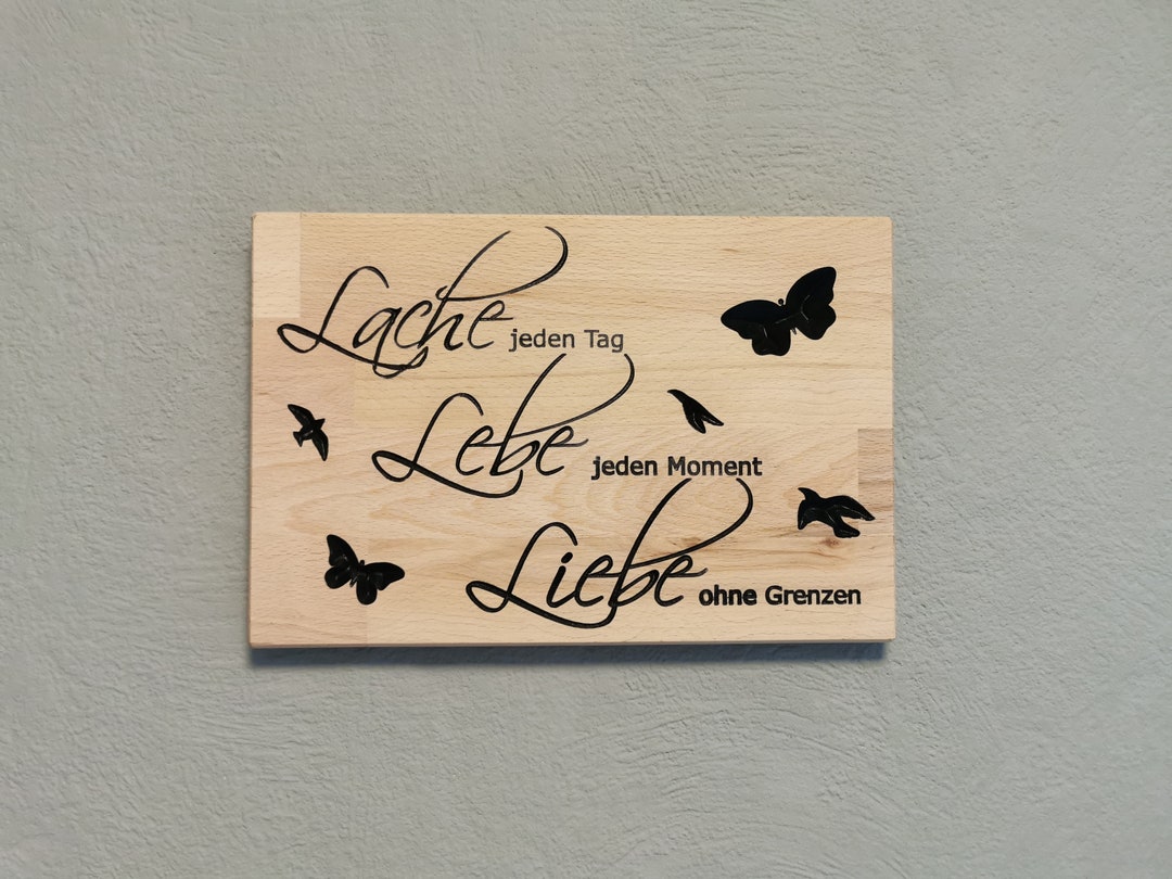 Schild mit Spruch Spruchschild Etsy.de