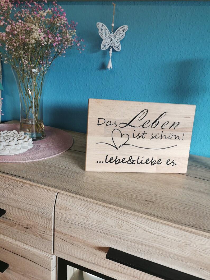 Schild mit Spruch Spruchschild Etsy.de