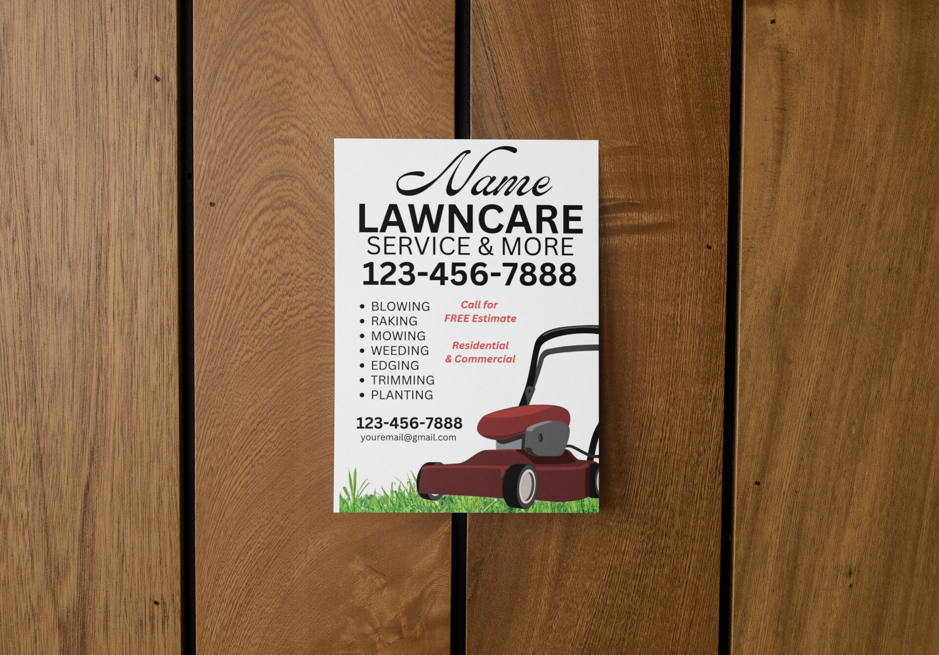 Lawn Service Flyer Template